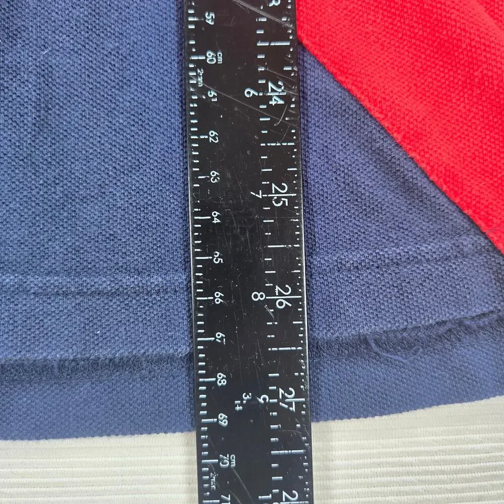 Polo Ralph Lauren Custom Slim Fit Enlarged Pony Blue Polo Shirt Men's Size Large